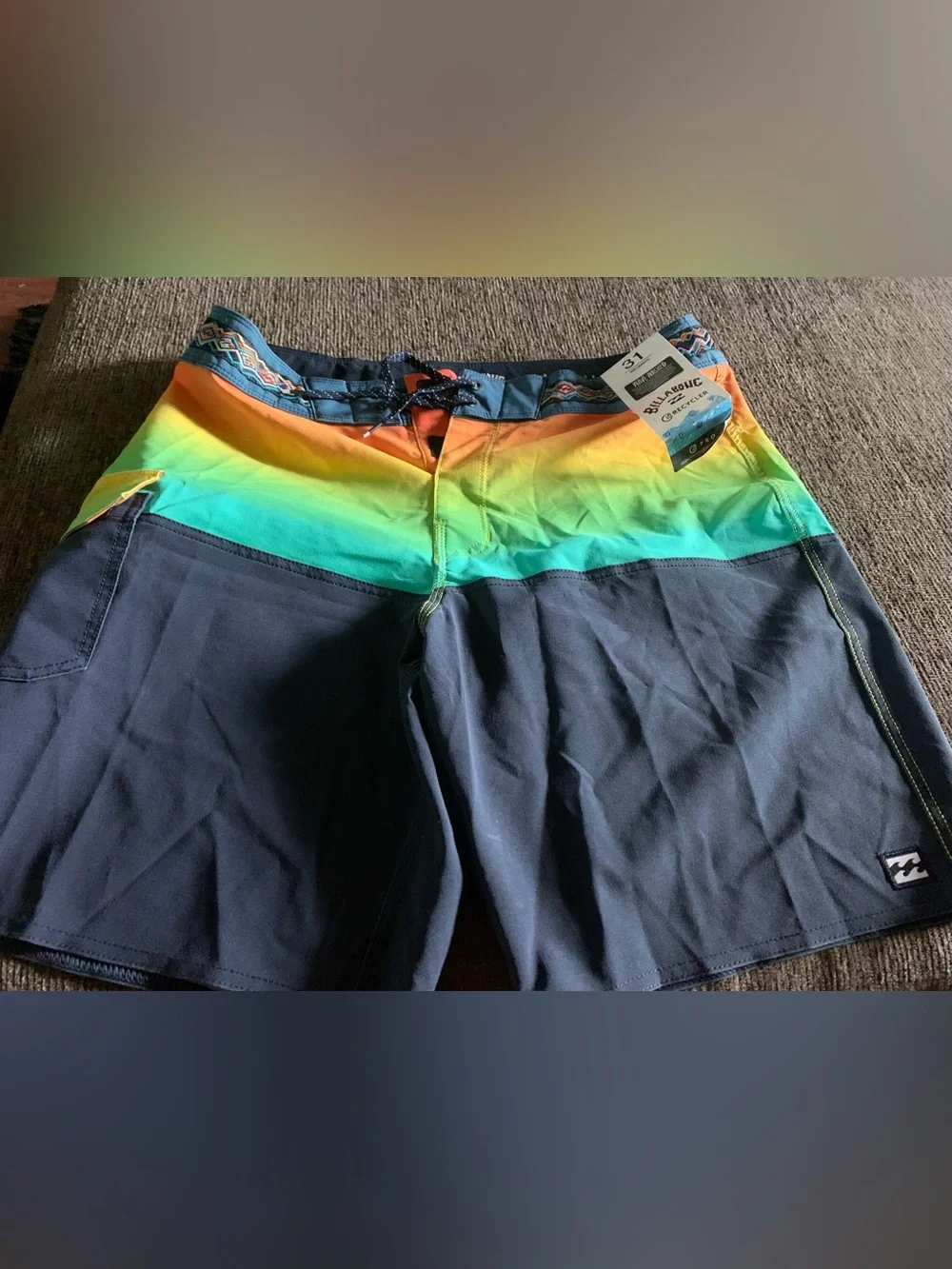 Billabong vibrant rainbow